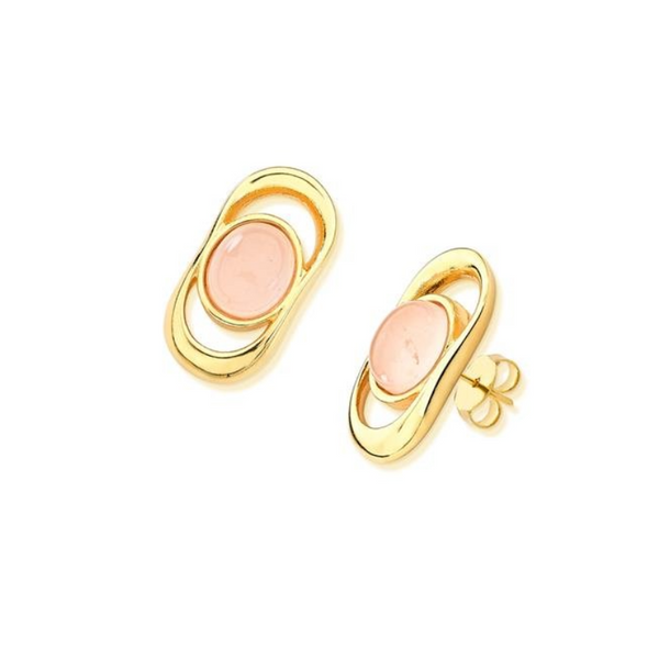 Orecchini Cabochon a forma Ovale in Pietra Naturale 0031